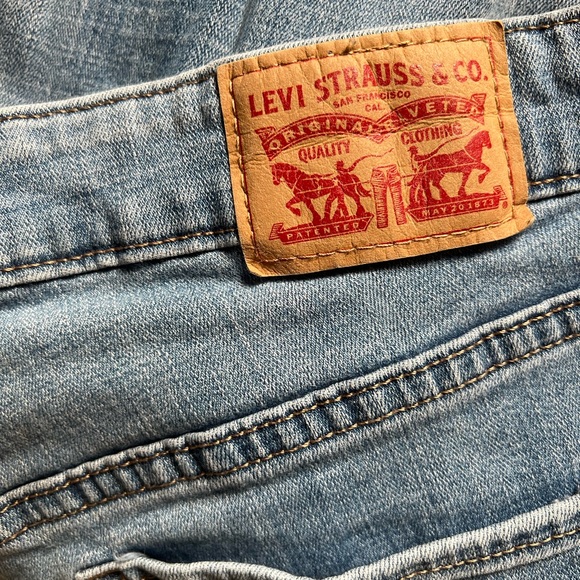 Women’s Levi’s 711 Skinny Jeans in Light Blue size 18W - Picture 5 of 7